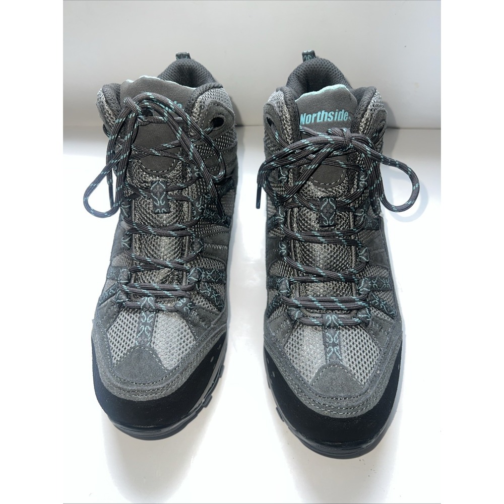 Women's Hiking Boots Northside Freemont Grey 8.5 Waterproof - Picture 3 of 8